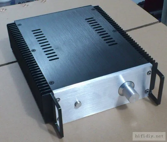BZ2107C алюминиевый корпус класса А усилитель мощности шасси Amp аудио DIY коробка 212 мм