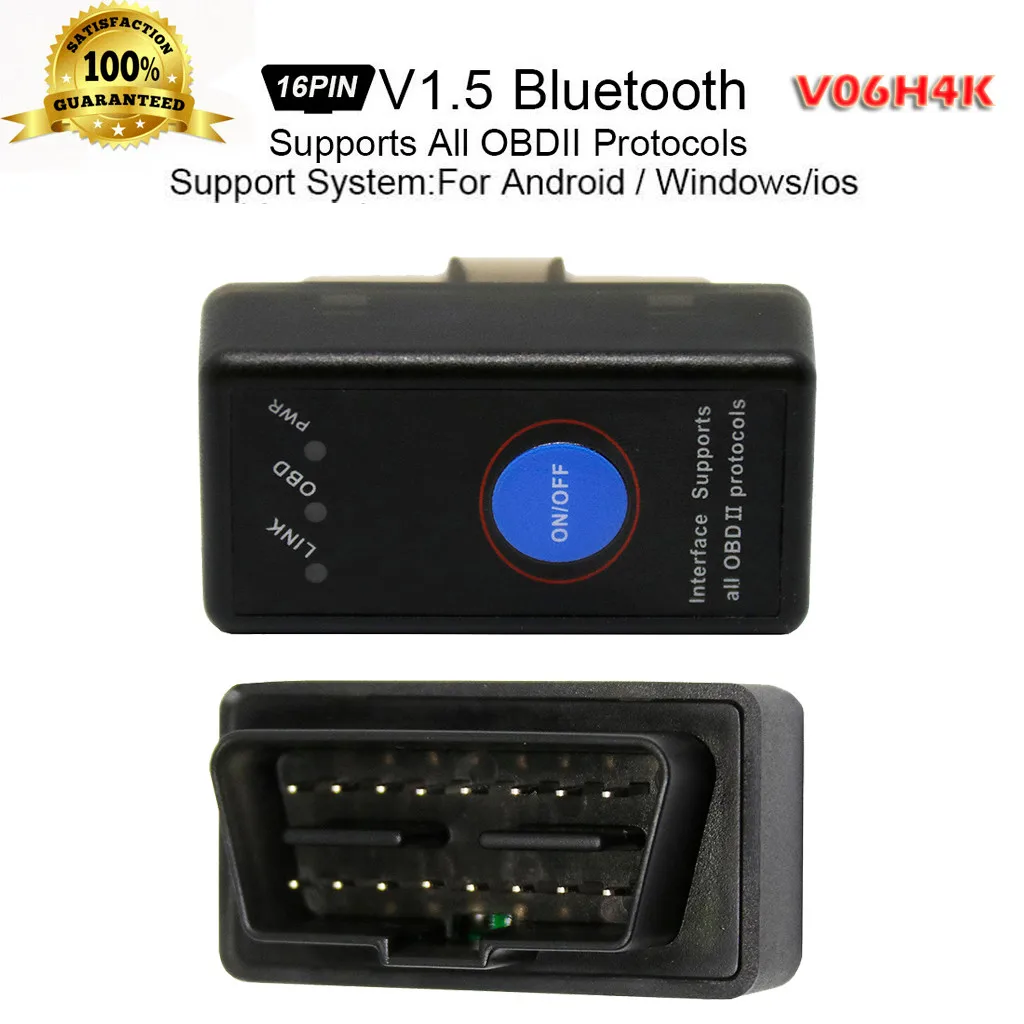 V06H4K OBD2 бортовой диагностический OBDII Автомобильный сканер для считывания кода