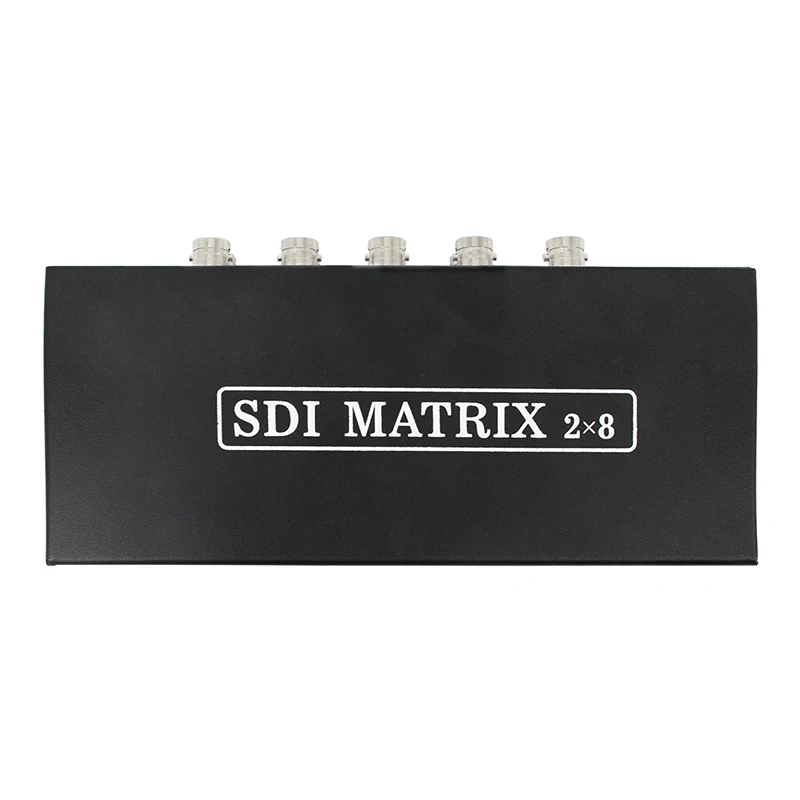 Разветвитель SDI матричный распределитель 3G/HD/SD/SDI 2x8 с поддержкой BNC Female 1080P|Кабели