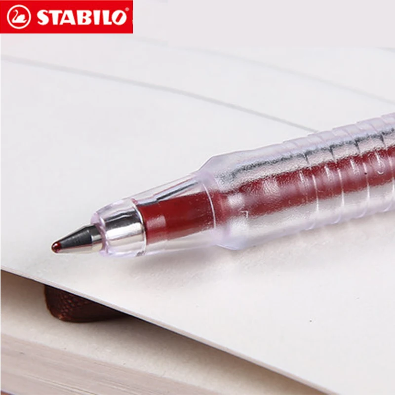 Шариковая Ручка Stabilo 808 6 шт./лот гладкая Антистатическая цветная ручка перо из