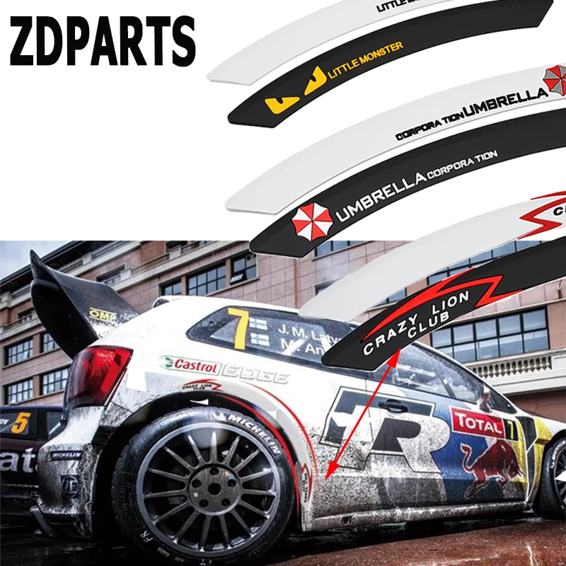 ZDPARTS 2X защитные стикеры для передних краев и бровей Skoda Octavia A5 A7 2 Rapid Fabia Ford Focus 3 Fiesta
