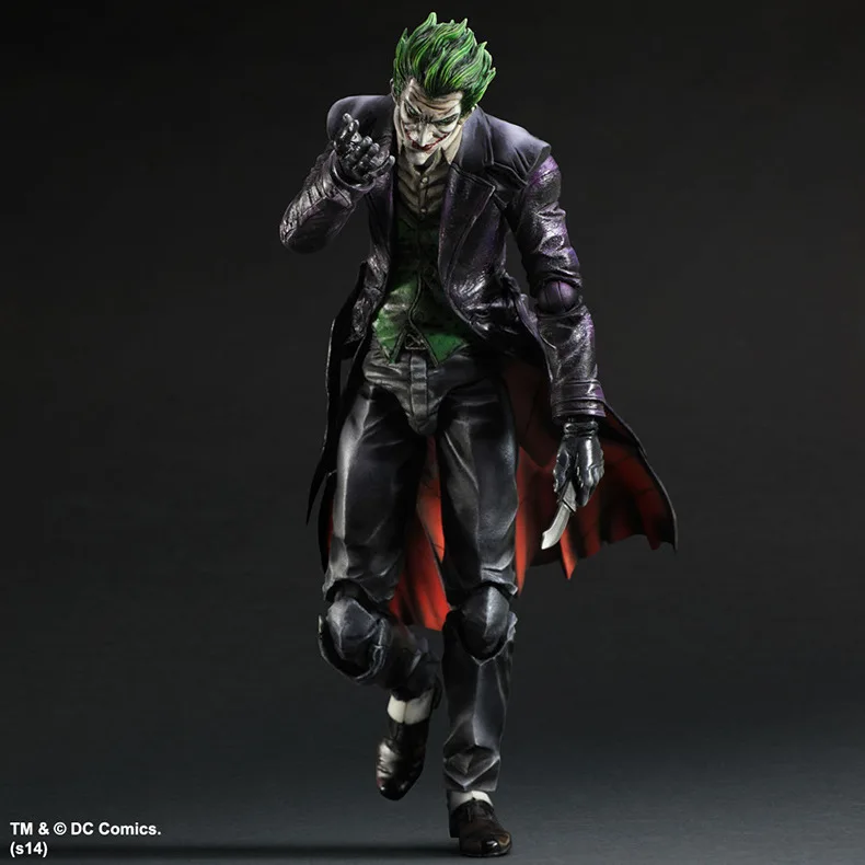 PLAY ARTS 25 см джокер в Бэтмене: рыцарь Аркхэм модель игрушки | Игрушки и хобби