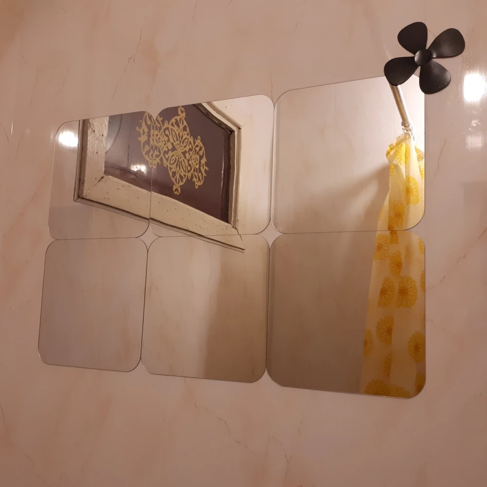 Зеркальный 3d стикер для домашнего декора,безопасный для детской комнаты/спальни,2 цвета,+размеры