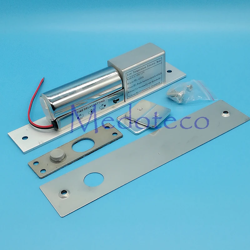 

High Quality Low temperature Electric Bolt Lock Electric Mortise Lock with Timer Wooden Door Lock Time Delay Function