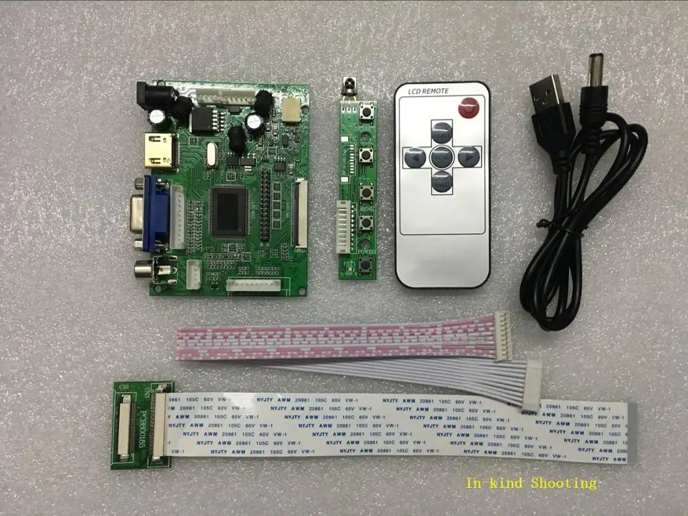 Плата управления приводом HDMI/VGA/AV подходит для 8 дюймового ЖК экрана|ЖК-экраны и