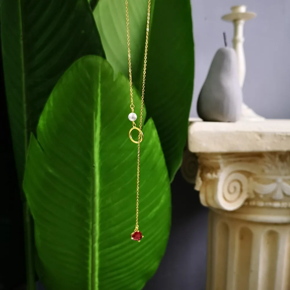 

Amaiyllis 925 Sterling Silver Necklace Elegant Trendy Heart Pendants Necklace for Women Wedding Jewelry collares de moda