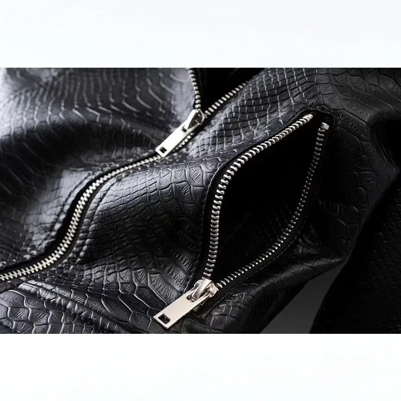 SOFIBERY Для женщин Искусственная кожа Slim Fit мотоциклетная куртка Женские Модные