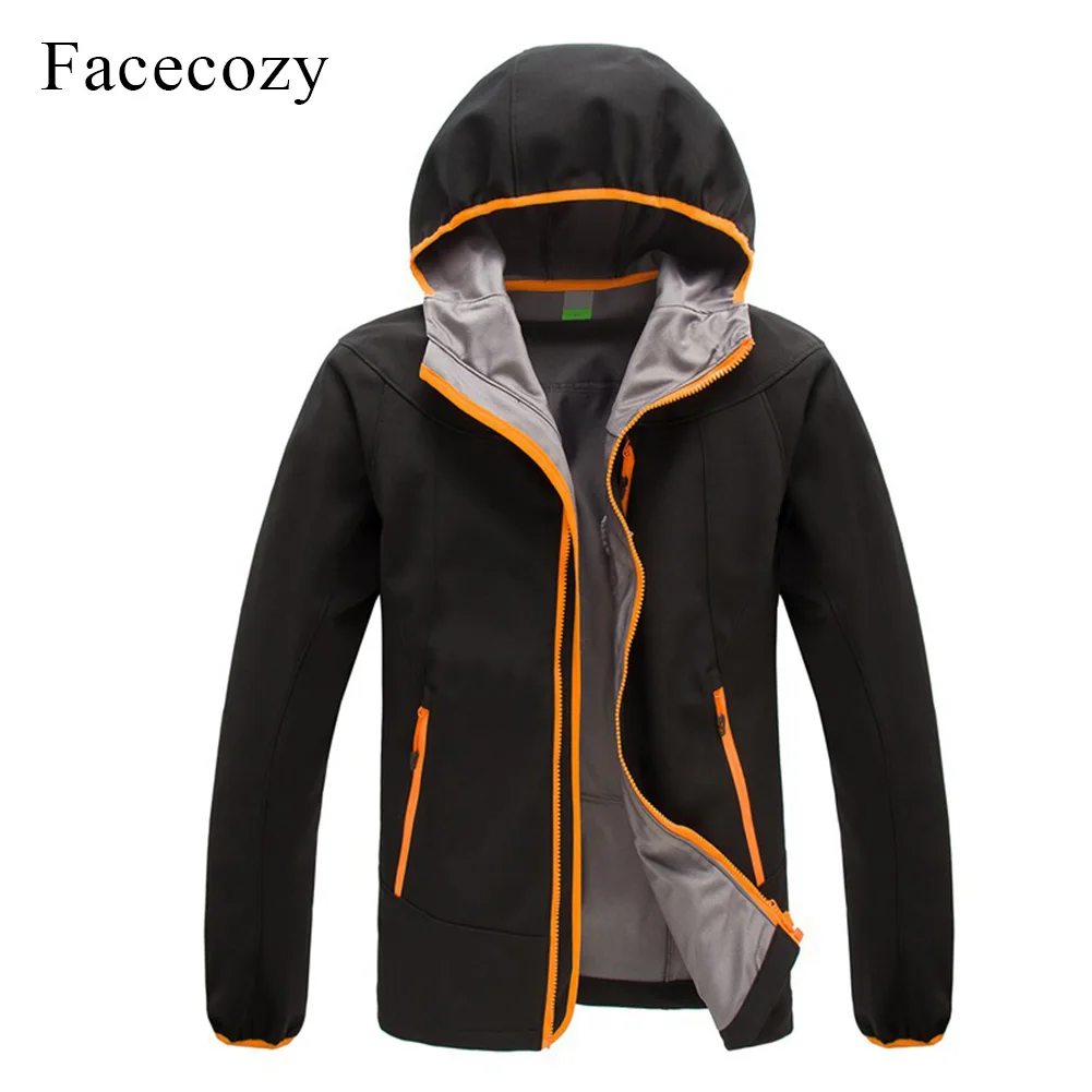 Мужская теплая куртка Facecozy осенняя дышащая с капюшоном|coat yellow|coat vs jacketcoated substrate |