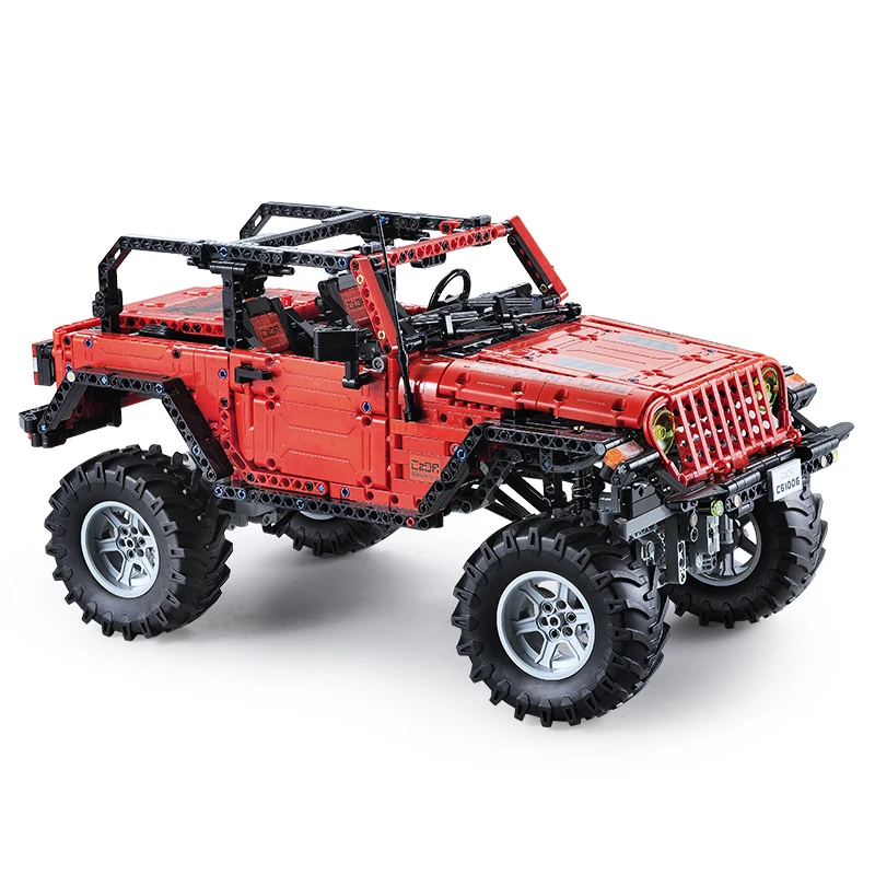 1941 шт. RC машина SUV Jeep Wrangler Rubicon набор моделей строительных блоков бренда Technic Motor питания внедорожные детские игрушки грузовики.