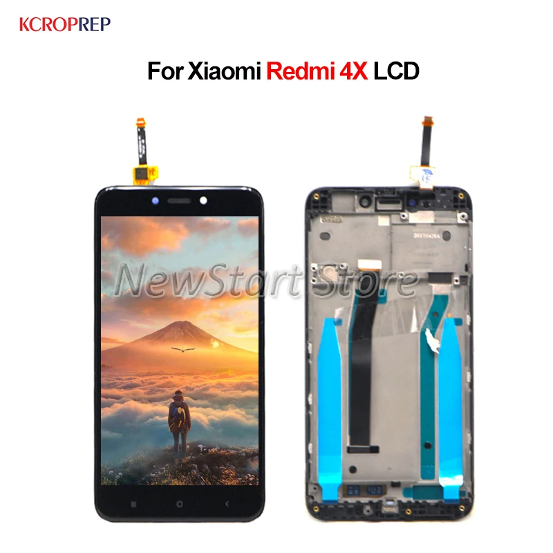 ЖК-дисплей для Xiaomi Redmi 4X сенсорный экран дигитайзер в сборе 5 0 дюйма 100%
