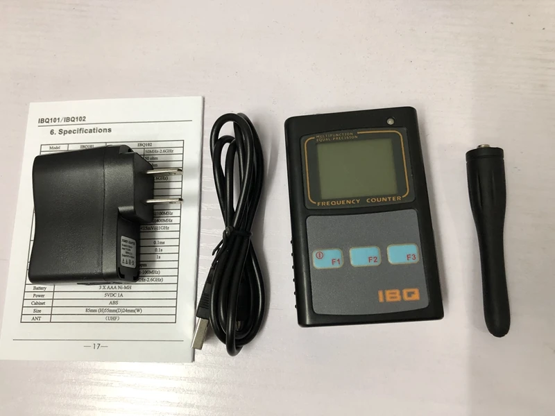 Измеритель частоты IBQ102 рация с ЖК дисплеем счетчик для двухстороннего