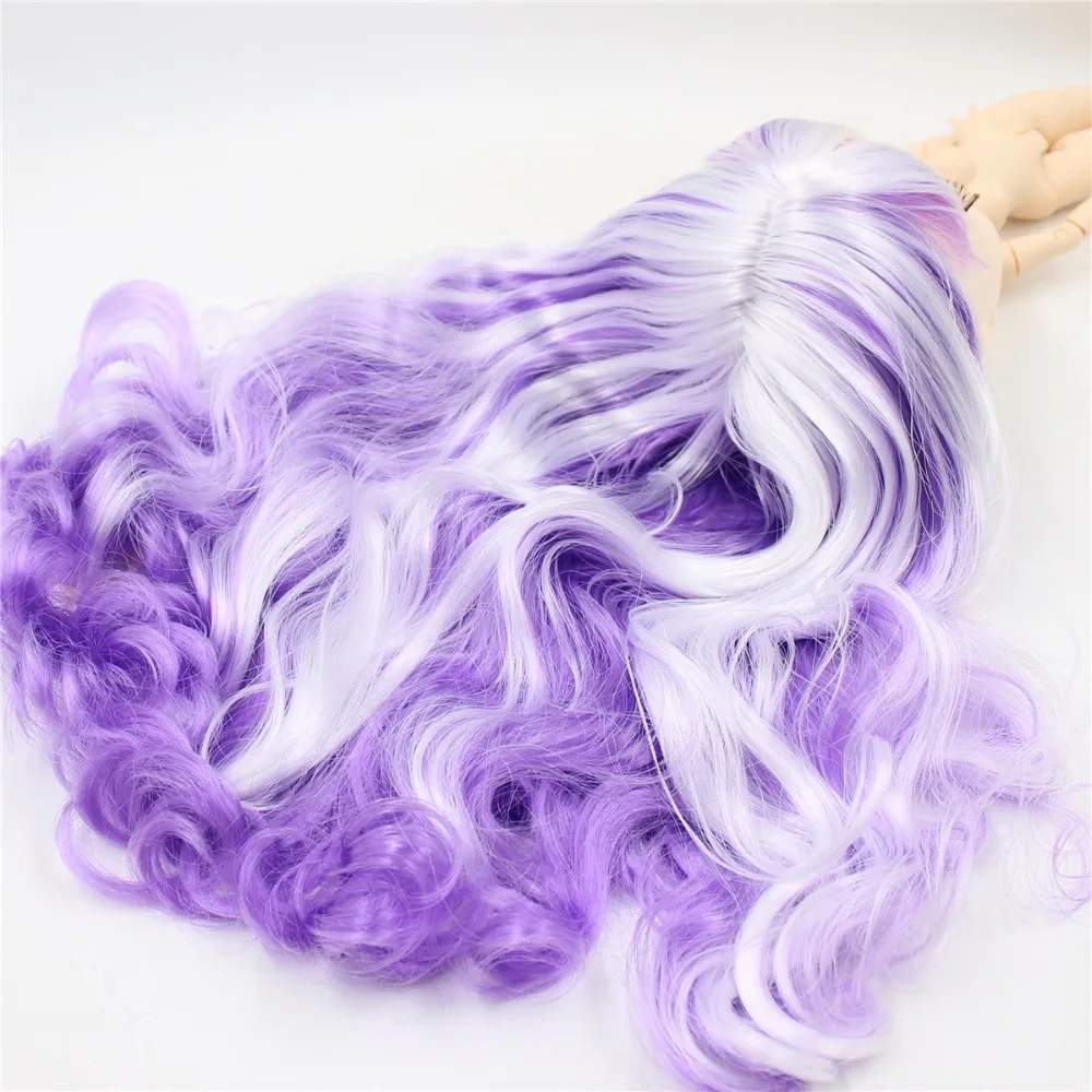 Ледяная кукла DBS Blyth 1/6 bjd белая кожа сужение тела белые и фиолетовые волосы новое