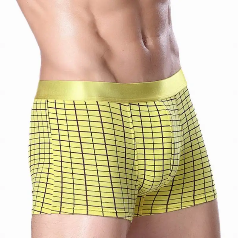 

Hot Sale Plaid printed boxer 5 colors optional