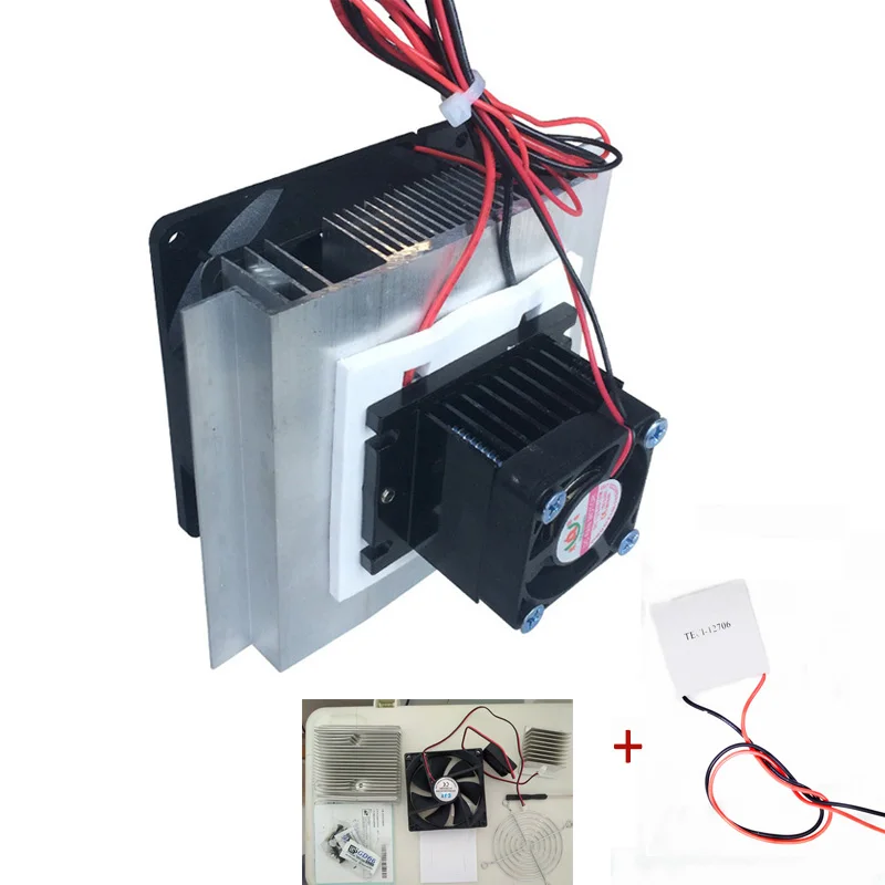 12V Электронный холодильник Diy Набор радиаторов 12706 полупроводниковый Холодильный чип Холодильный модуль комплект охлаждения