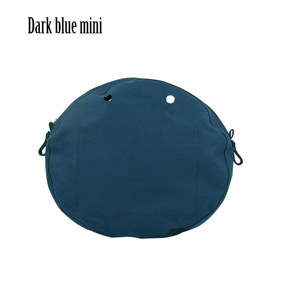 dark blue mini Новинка, водонепроницаемая внутренняя подкладка, карман на молнии для Obag twist mini для O bag, женская сумка через плечо - Цвет: dark blue mini