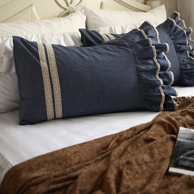 Популярный Комплект постельного белья с вышивкой в Европейском стиле элегантный