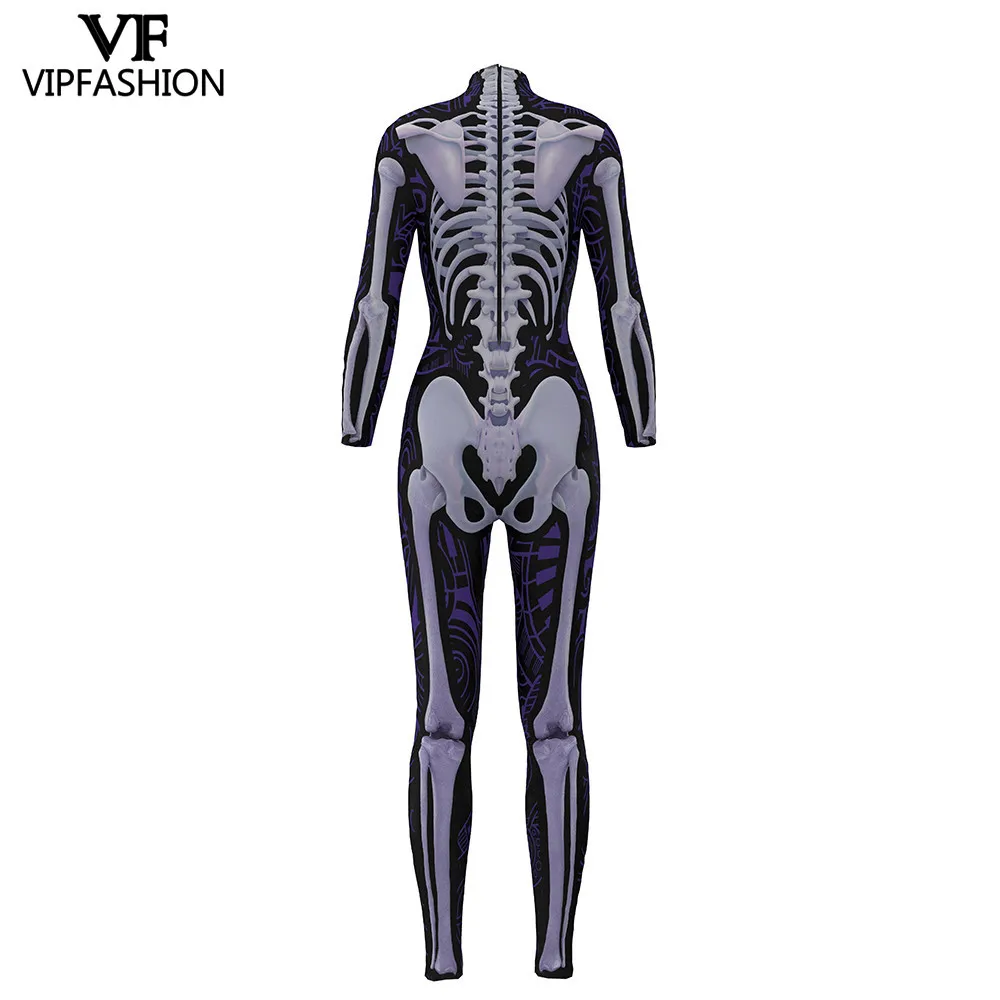Модный костюм для косплея VIP новый дизайн 2019 комбинезоны с 3d рисунком скелета и