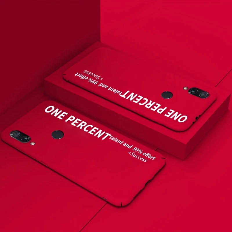 Ударопрочный яркий цветной чехол для телефона ADKO для Xiaomi Redmi Note 7, жесткая задняя крышка из поликарбоната с буквенным принтом для Xiaomi Redmi Note 6, чехол