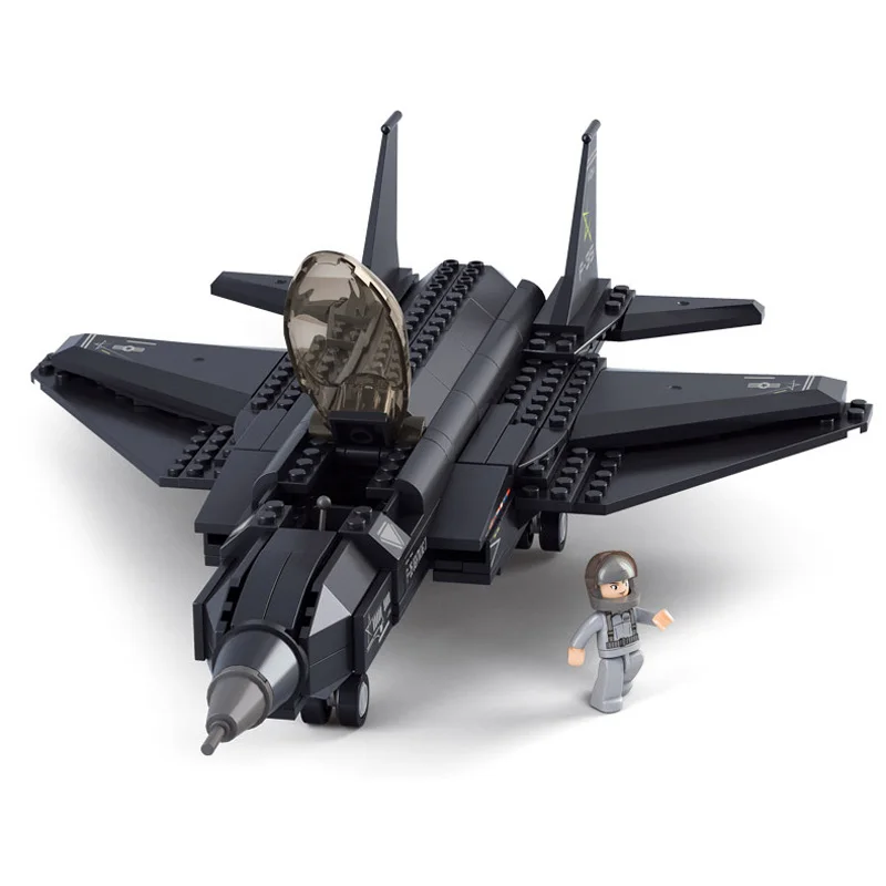 Модель ВВС строительные блоки наборы Сборная модель sluban городская и игрушки