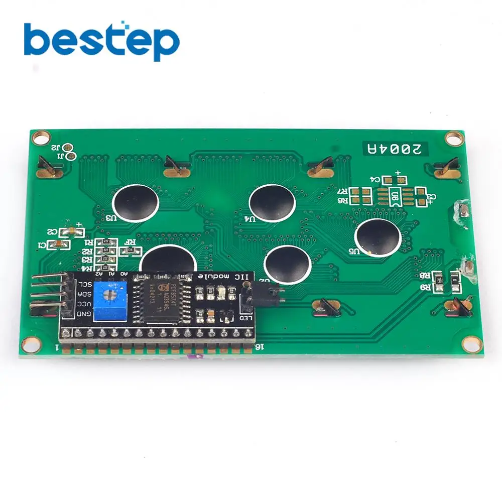 Модуль адаптера последовательного интерфейса для Arduino LCD2004 + I2C 2004 20x4 2004A HD44780 синий