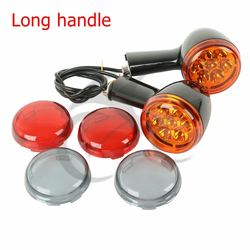 

Мотоцикл задний индикаторы сигнала поворота светодиодный свет для Harley Sportster 883 железо XL1200 1992-UP указателя поворота