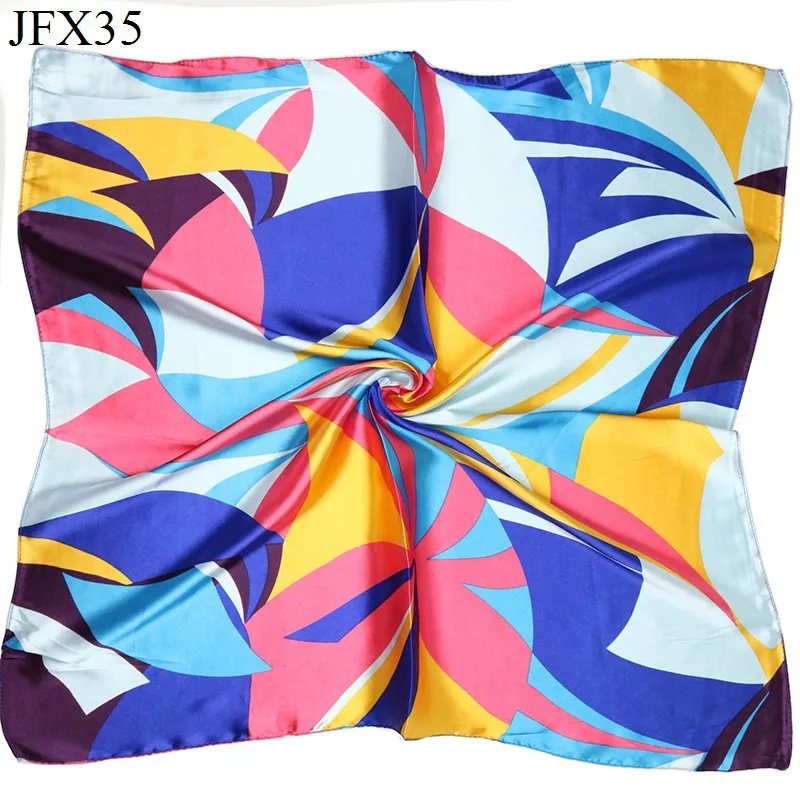 Лидер продаж Для женщин маленький шелковый шарф с принтом мода красочные картины