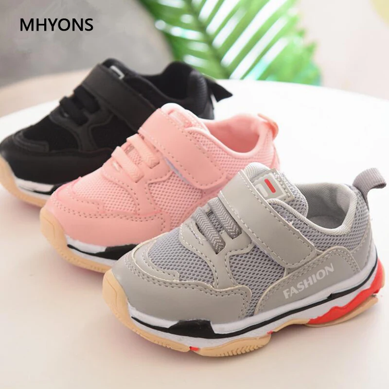 2018 Лидер продаж детская обувь осень зима мальчики девочки модные кроссовки