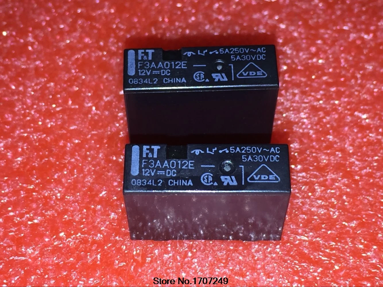 Бесплатная доставка 10 шт./лот новое оригинальное силовое реле Fujitsu F3AA012E F3AA012 12 В 5 А