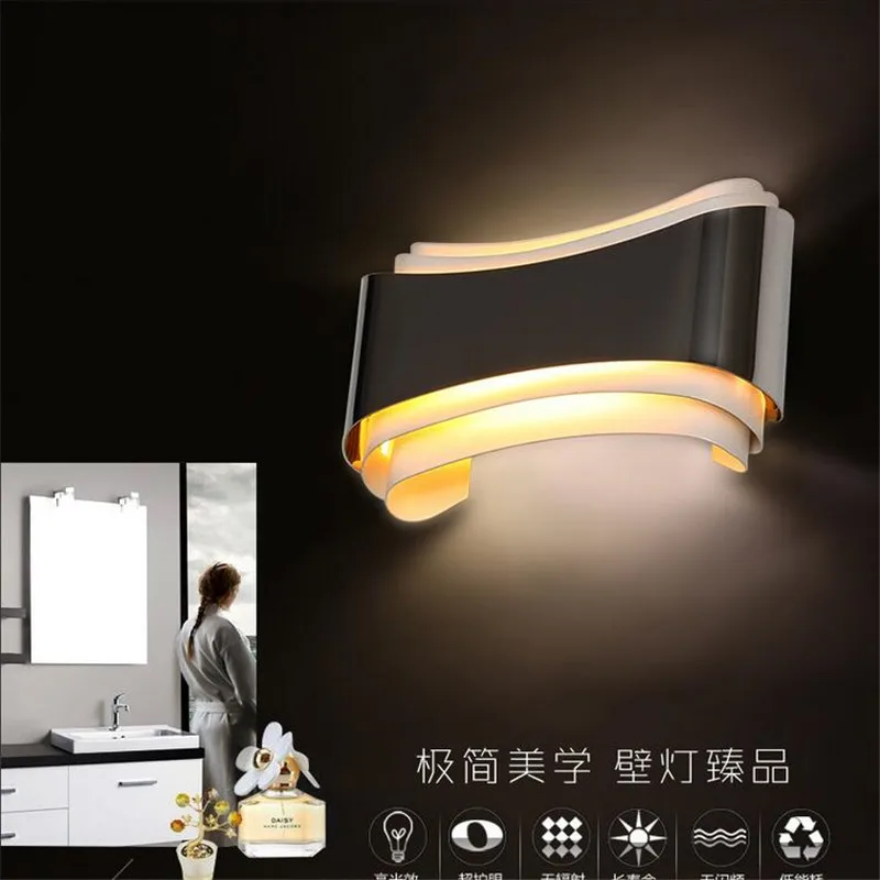 Современный светодиодный настенный светильник onстол для спальни кабинета