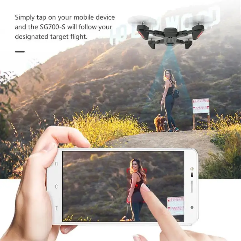 

VODOOL SG700-S Foldable Arm RC Drone With 720P 1080P 4K Dual Camera Optical Flow Wide-angle Lens RC Quadcopter Aircraft Kid Toys