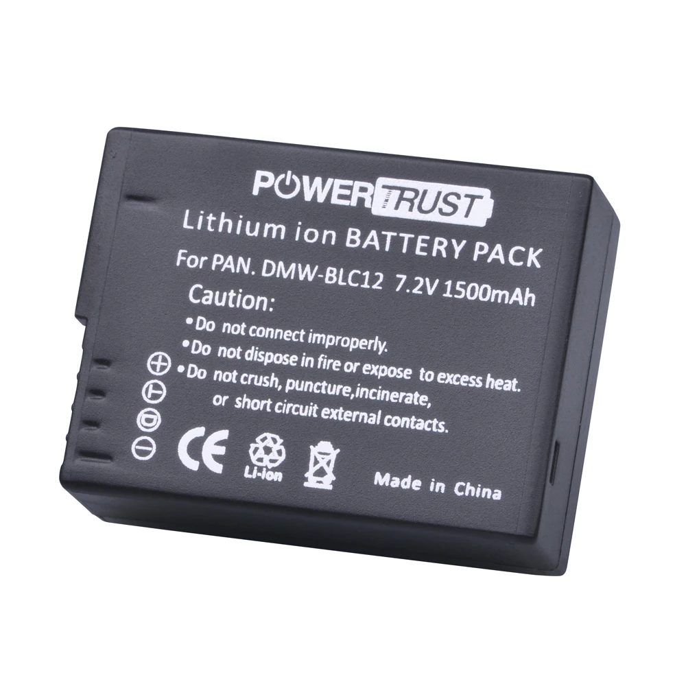 3 шт. батарея для фотоаппарата 1500 мАч|dmw blc12|blc12 batterydmw-blc12 battery |