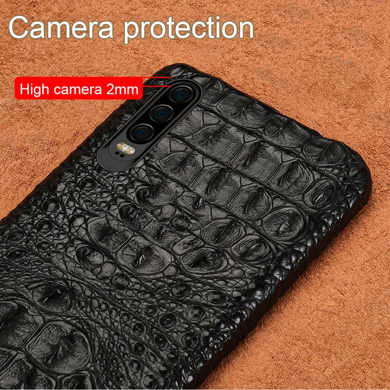 Роскошный чехол LANGSIDI из крокодиловой кожи для Huawei P30 P20 lite pro Оригинальный