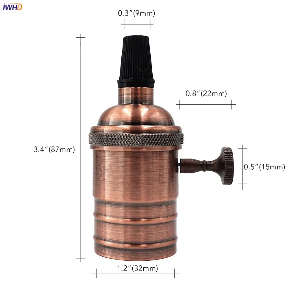 

Патрон IWHD винтажный E27