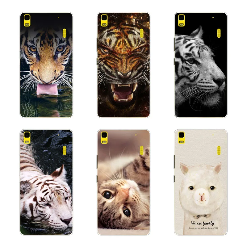 lenovo k3 note a7000 Case Silicon Wolf beast Painting Soft TPU Back Cover for Protect Phone cases shell |