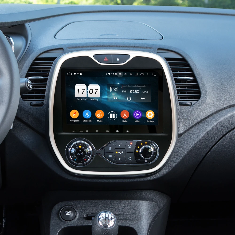 Owtosin автомобильный Радио мультимедийный видео плеер навигация gps Android 9,0 для Renault Captur 2013- автомобиль 4 Гб ram 32 Гб rom