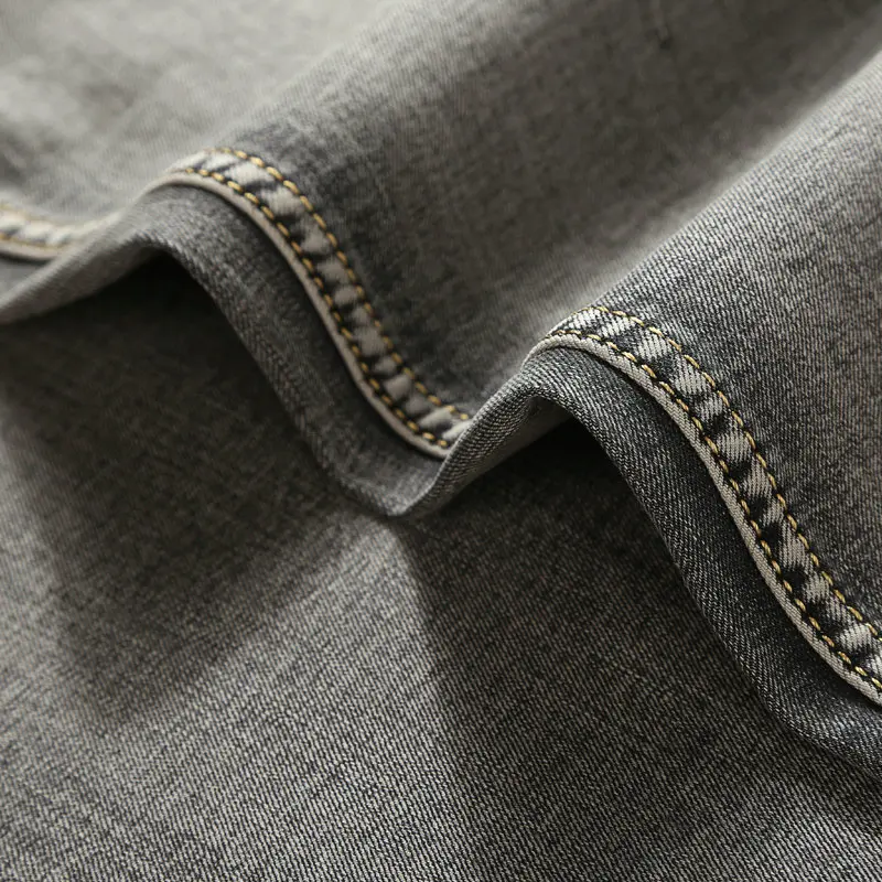 2020 мужские брендовые джинсы высокого качества серые мешковатые в стиле ретро