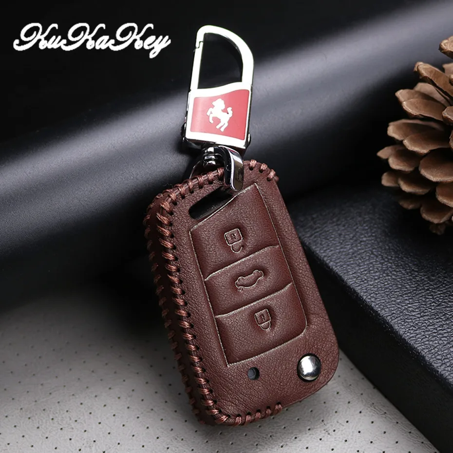 Автомобильные аксессуары чехол для ключа Volkswagen VW Golf 4 5 6 7 MK7 GTI B5 B6 Jetta MK5 MK6 Touran Polo
