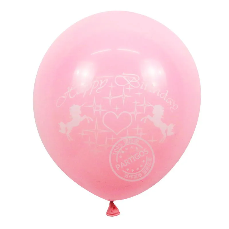NEW ARRIVE 20pcs/lot Unicorn Balloons Party Supplies Latex Kids Cartoon Animal Horse Float Globe Birthday Decor | Дом и сад