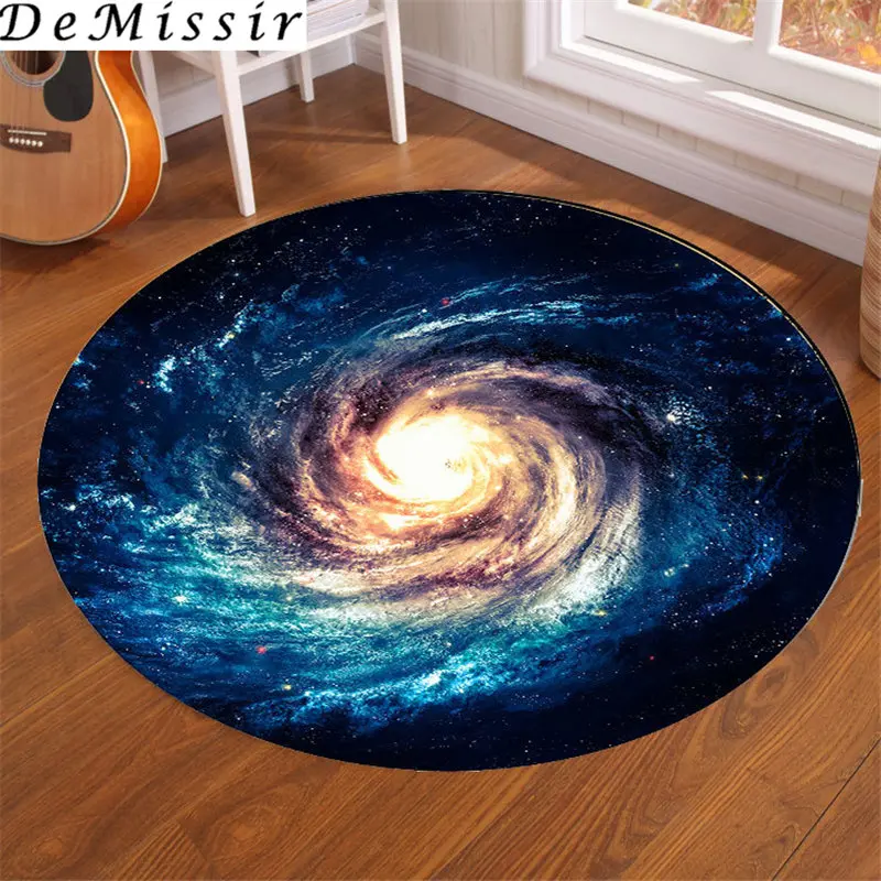 DeMissir Swirl Универсальный круглый ковер диаметр 60 ~ 180/200 см большой пол для гостиной