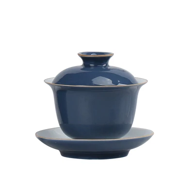 180 мл керамический чай Tureen Kung Fu Pu'er черный Oolong чайная посуда ручной захват чаша