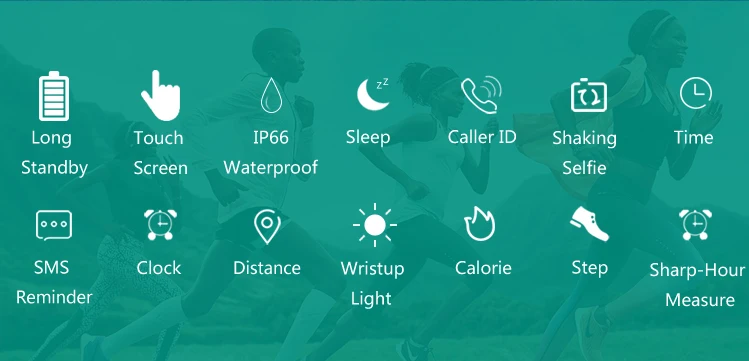 BOUNABAY Bluetooth Смарт часы для IOS Android мужчин и женщин Спорт интеллектуальный счетчик