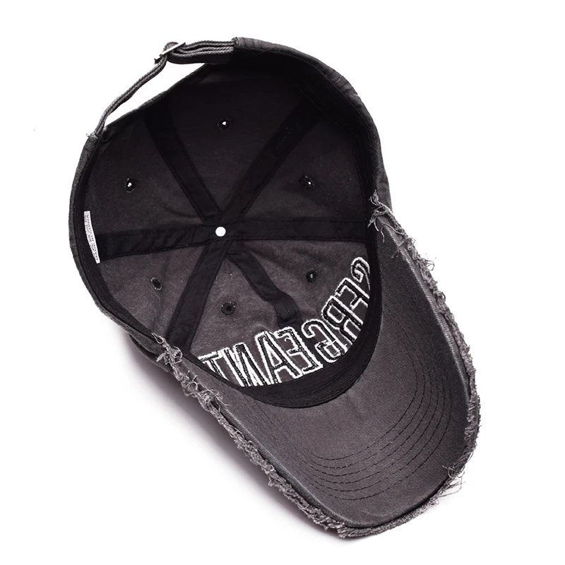 Высокое качество промывают Бейсбол Кепки 100% хлопок Snapback сержант вышивка шляпа