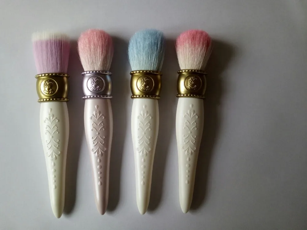 

Профессиональные кисти для макияжа Laduree, для лица, пудры, румян, основы, контура, розовая Кисть для макияжа, приблизительный набор 100 шт./компл...