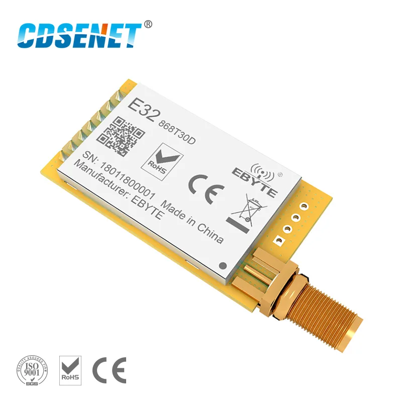 2 шт. передатчик и приемник LoRa 868 МГц SX1276 SX1278 радиочастотный модуль CDSENET справочная
