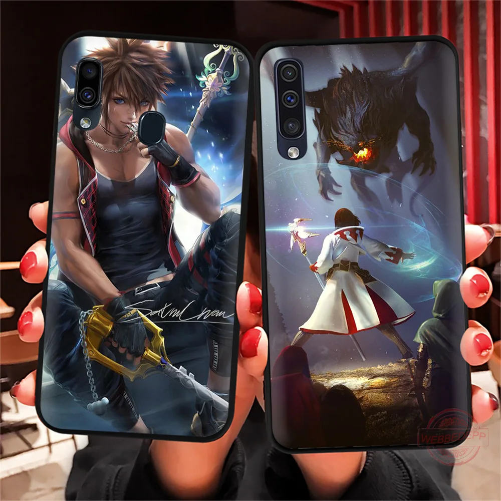 WEBBEDEPP Final fantasy мягкий чехол для телефона с изображением цветов Samsung A10S A6 7 8 9 A10 20 A40 A50