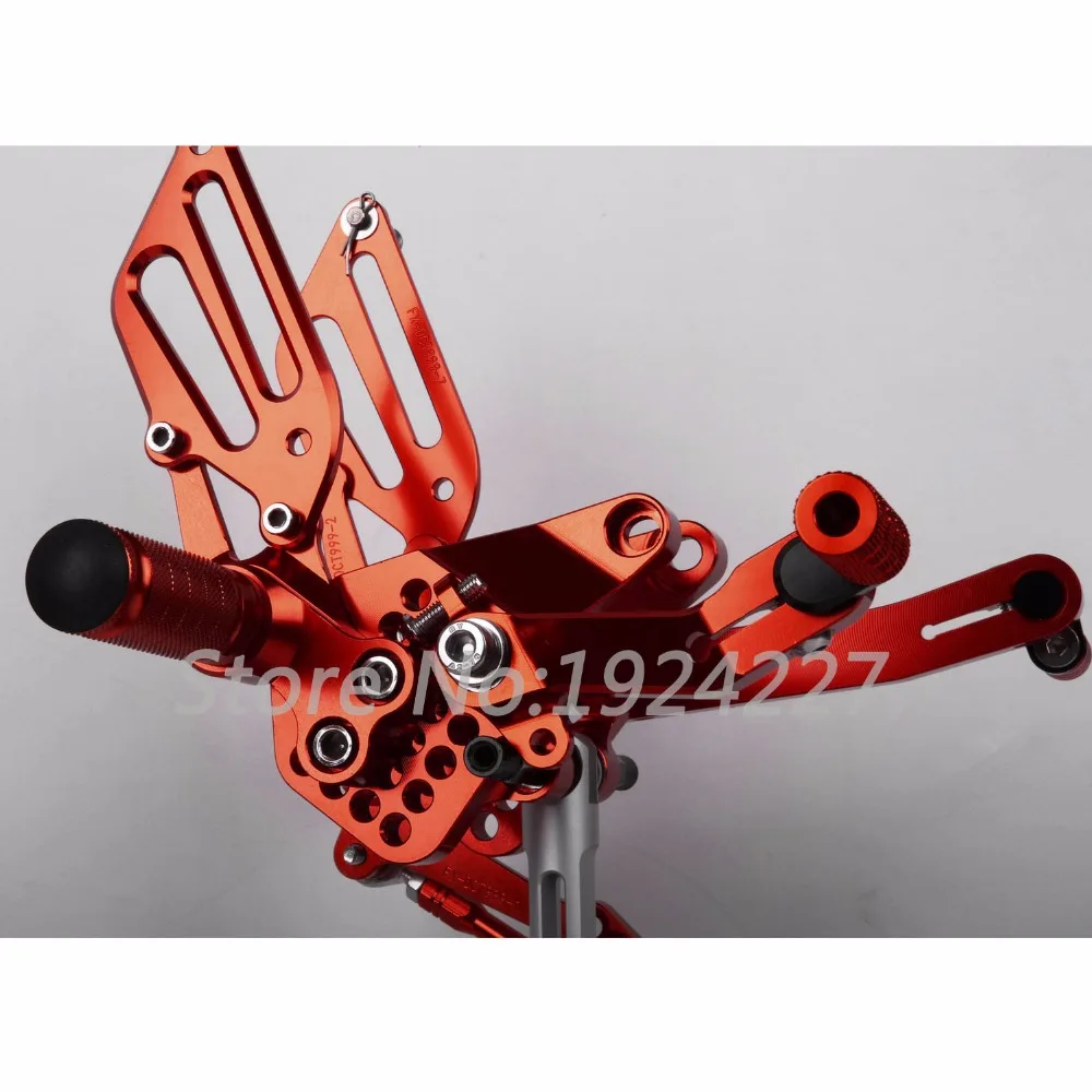 8 видов цветов CNC Rearsets для Ducati 999 949 749 748 916 996 998 все годы задний комплект