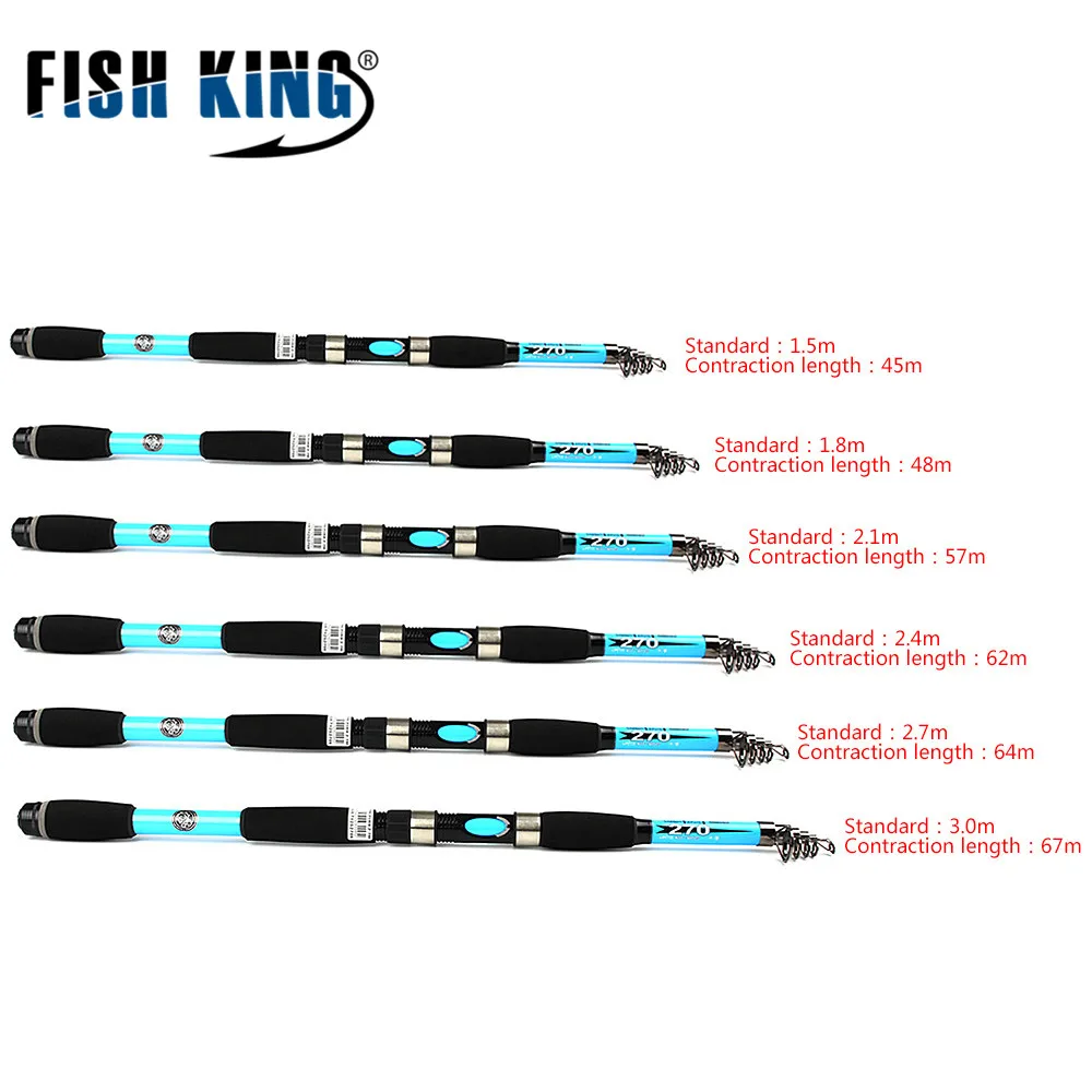 Удочка для карпа FISH KING c. W 15-150 г Стандарт 1 5-3 м длина 45-68 см SECS5 фактический вес 129-238