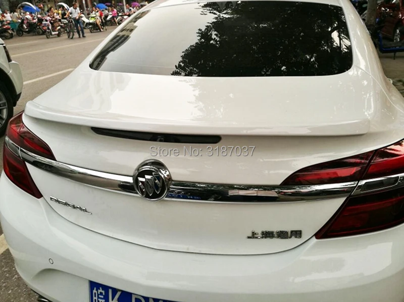 For Buick Regal Spoiler 2013-2015 ABS Plastic Unpainted Color Rear Roof Wing Trunk Lip Boot Cover Car Styling | Автомобили и