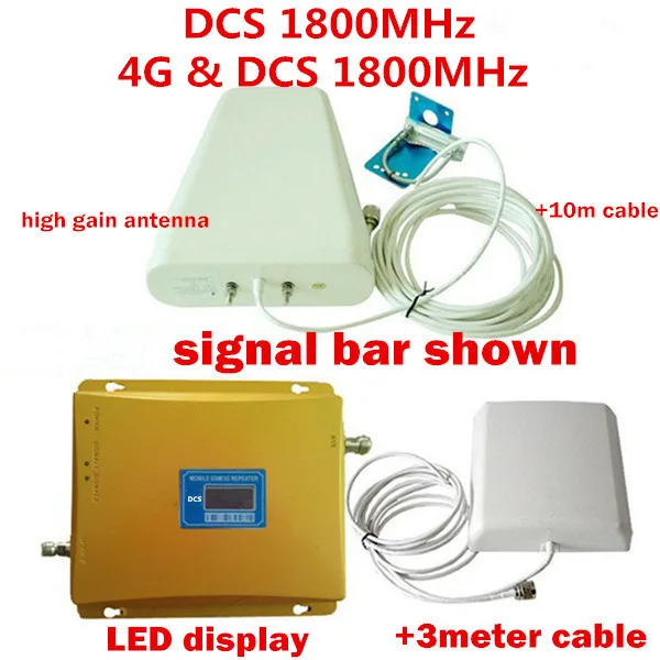 ЖК дисплей мобильный телефон GSM ретранслятор 1800 МГц усилитель сигнала/4G LTE DCS