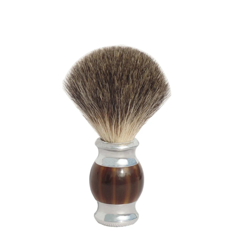 2pc/set Badger Shaving Brush With Beard Safety Straight Razor with Stainless Steel Acrylic Handle | Красота и здоровье